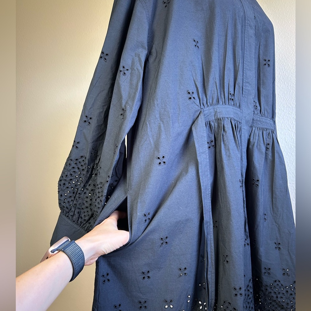 NWT Ulla Johnson Gemma Broderie Anglaise Mini Shirt Dress - Picture 8 of 10